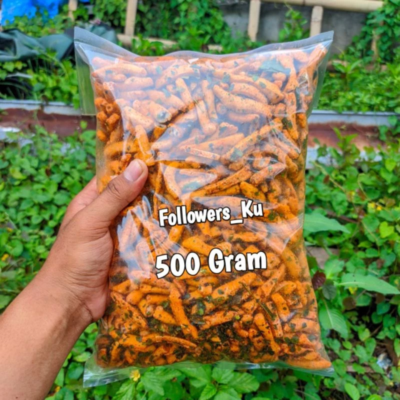 Basreng Pedas Daun Jeruk /Original Daun Jeruk/ Balado 500 Gram
