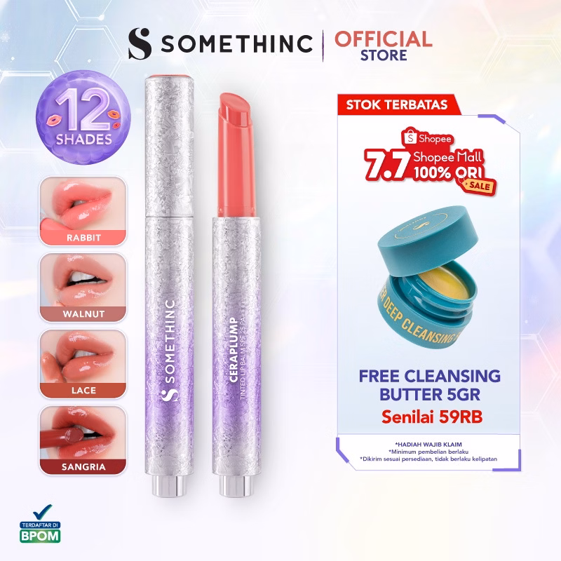 [FREE GIFT] SOMETHINC Ceraplump Tinted Lip Balm SPF25 PA++++