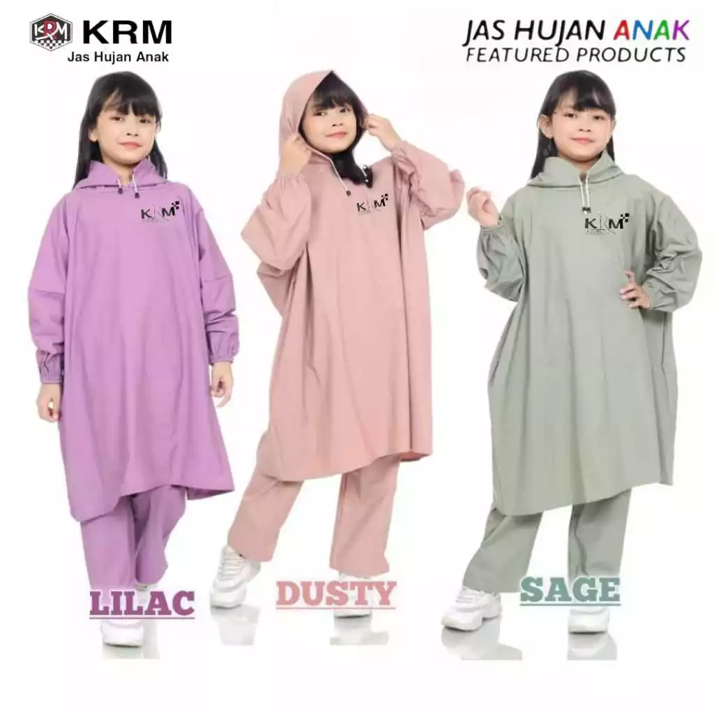 KRM JAS HUJAN ANAK TEBAL & KUAT MANTEL PONCO CELANA  PRIA WANITA WATERPROOF