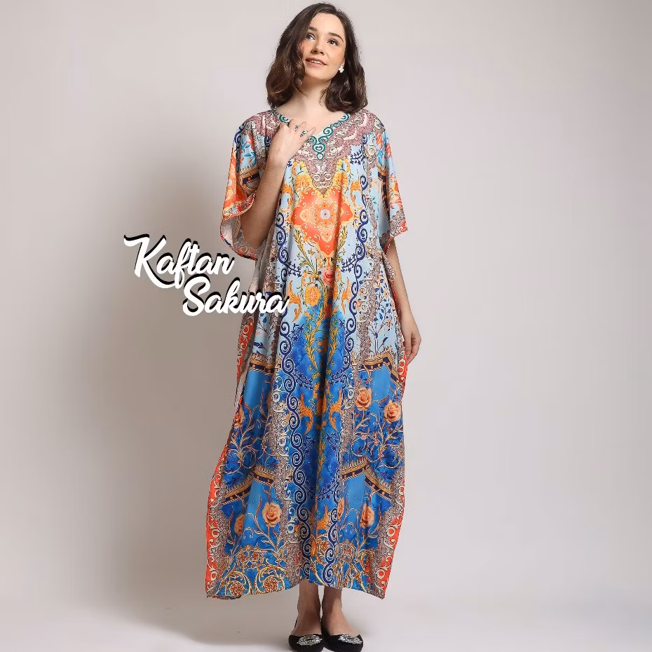 Daster Gamis Impor Terbaru Bahan Semi Sutra Silk, murah, jumbo all size, adem, Mewah Elegan termurah