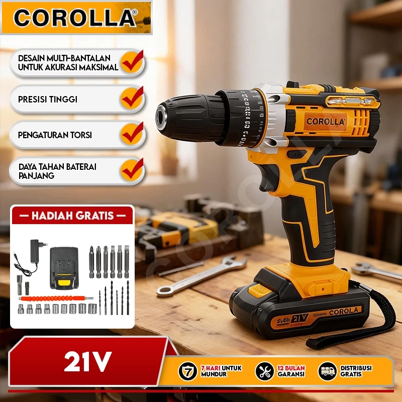COROLLA Bor Cordless Multifungsi Impact