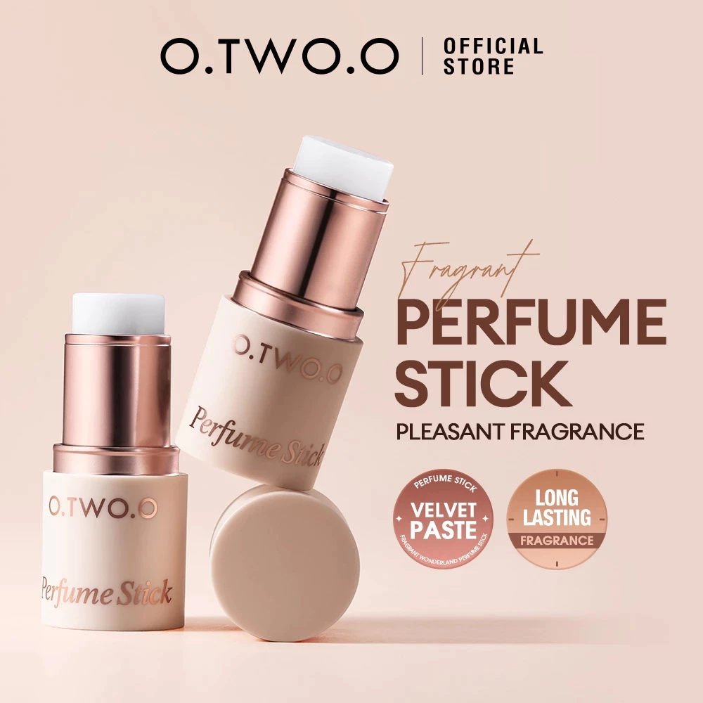 O.TWO.O Perfume Stick- Solid Perfume - Wangi Tahan Lama, Aroma Floral Elegant, Praktis & Portable untuk Segala Aktivitas