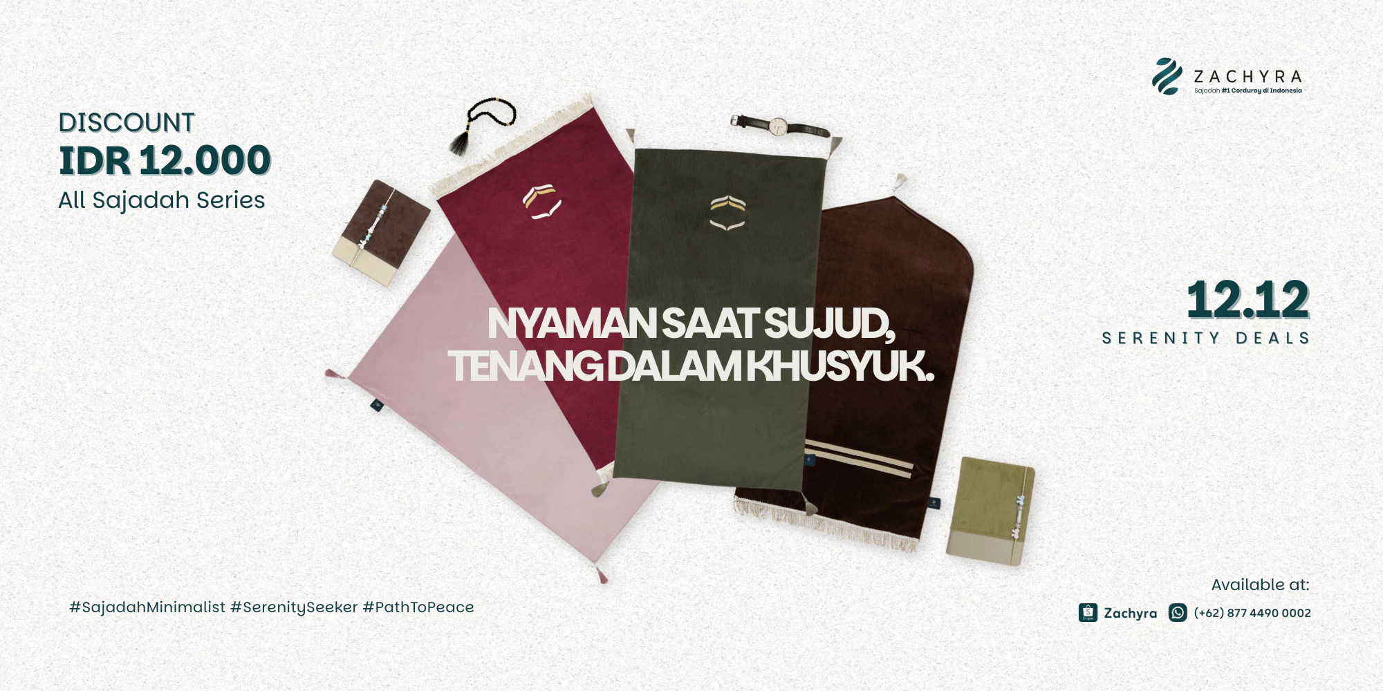 Koleksi Perlengkapan Sholat Premium Diskon
