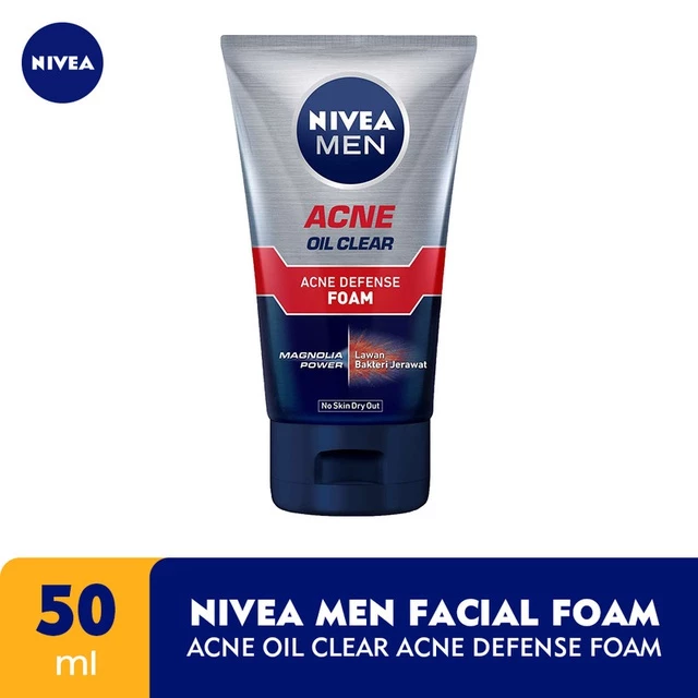NIVEA MEN Acne Oil Clear Acne Defense Foam - 50 ml